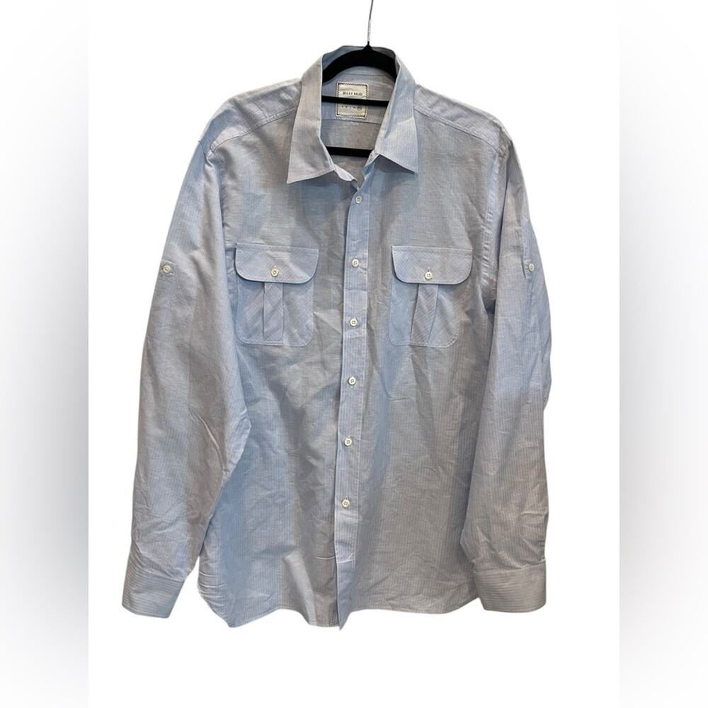 Billy Reid Light Blue Dress Shirt Size:XXL